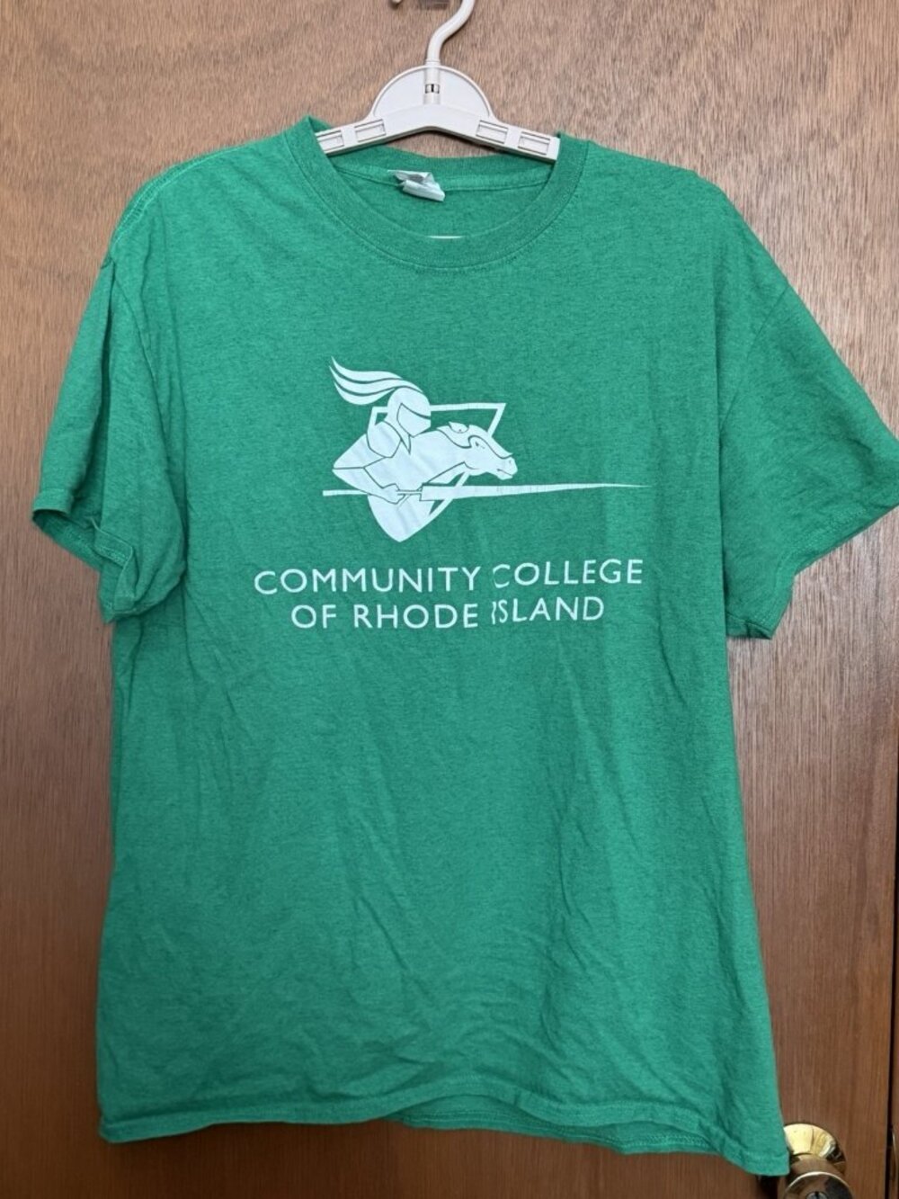 CCRI Knight Community College Of Rhode Island T-Shirt Size Large Green